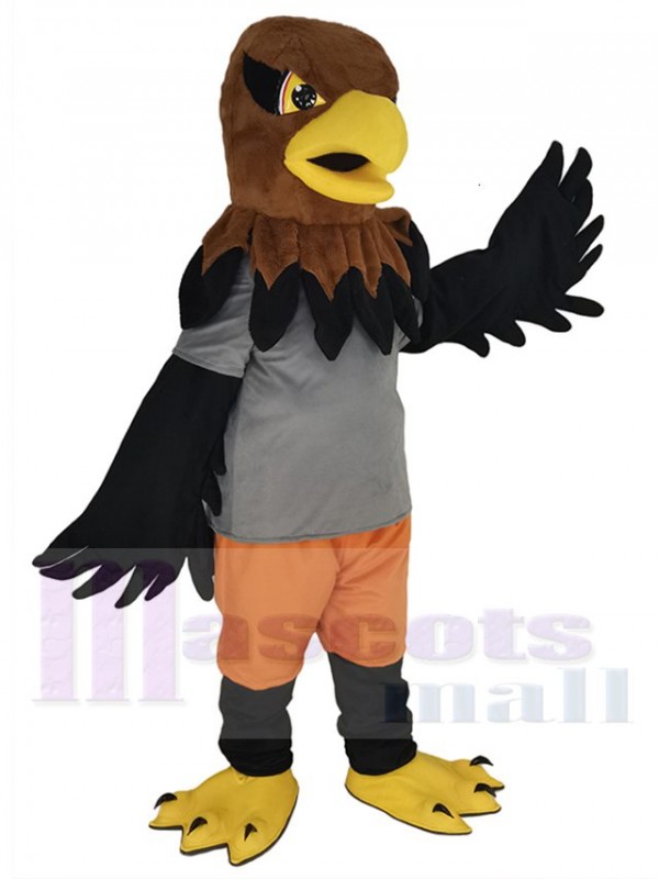 Hawk mascot costume