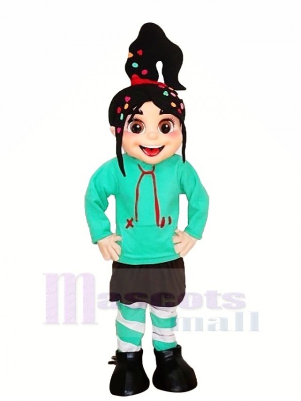 Cute Girl Vanellope Mascot Costumes Cartoon