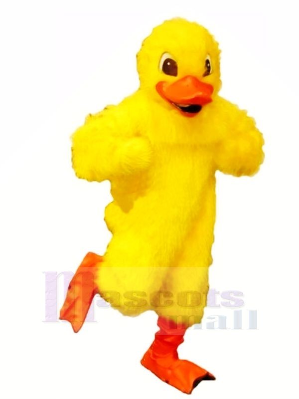 Yellow Lightweight Duck Mascot Costumes Cartoon	