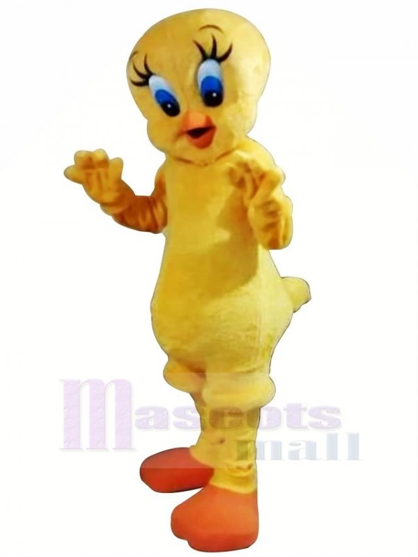 Yellow Bird With Big Eyes Mascot Costumes Cartoon Yellow Bird With Big Eyes Mascot Costumes Cartoon