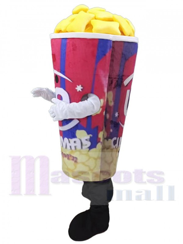 Popcorn mascot costume