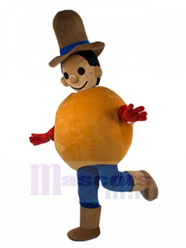 Bagel Boy mascot costume