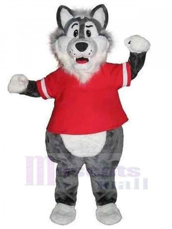 Wolf mascot costume