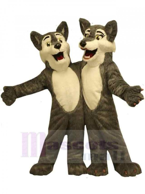 Wolf mascot costume