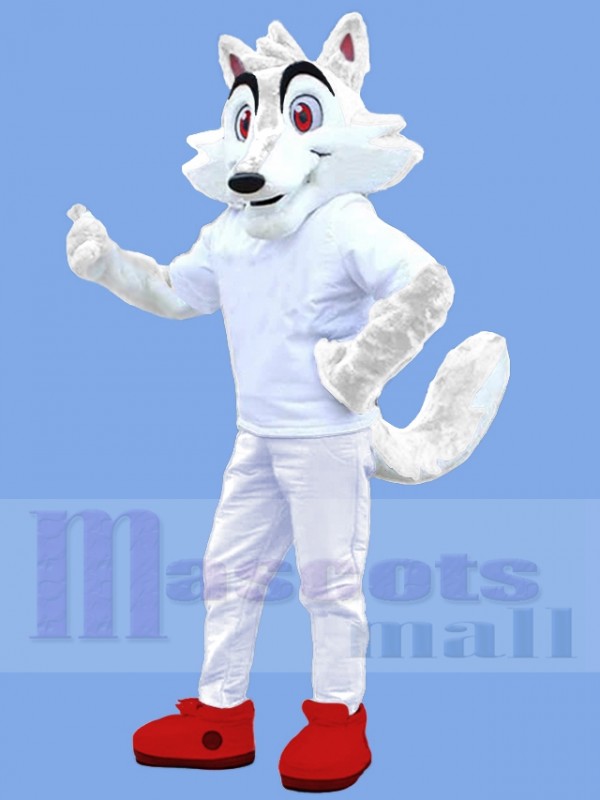 Wolf mascot costume