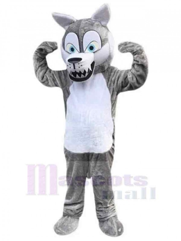 Wolf mascot costume