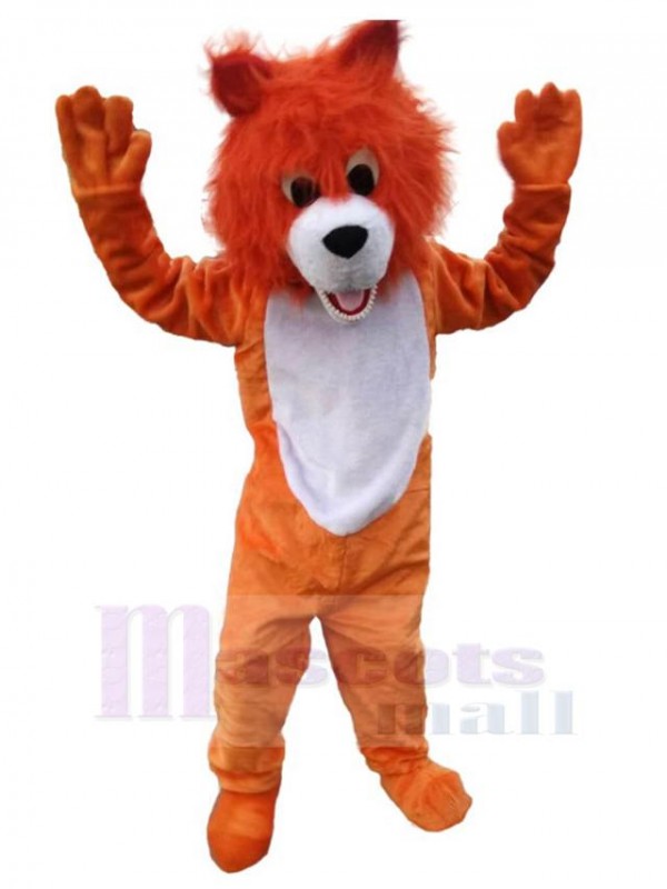 Wolf mascot costume