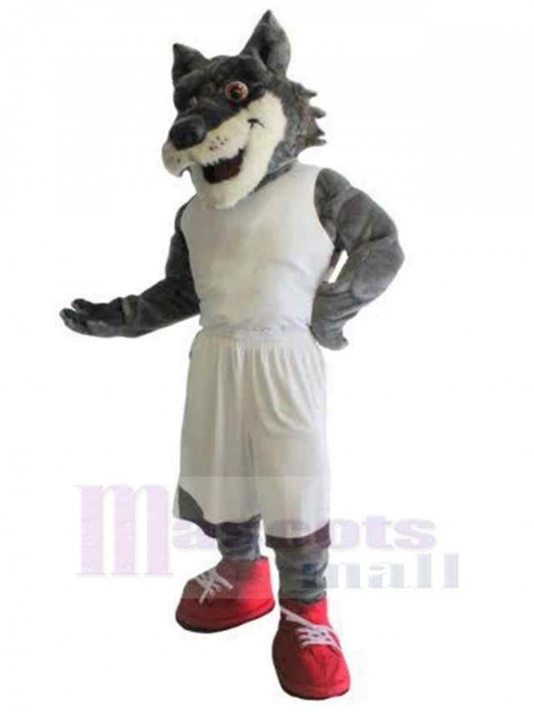 Wolf mascot costume