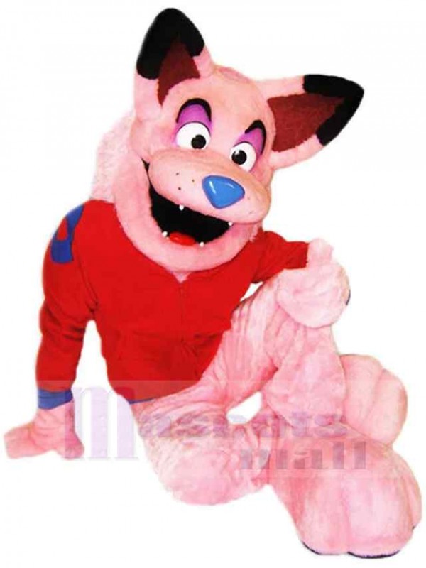 Wolf mascot costume