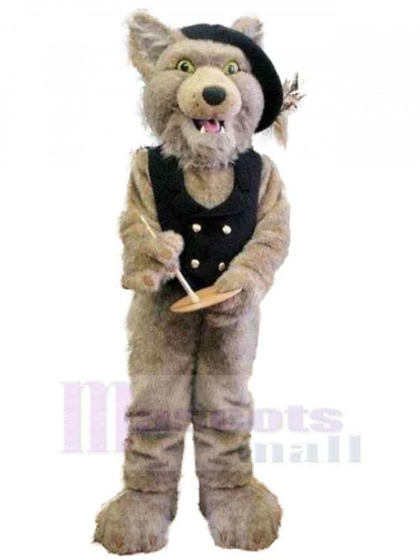 Wolf mascot costume