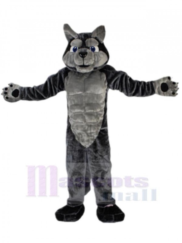 Wolf mascot costume
