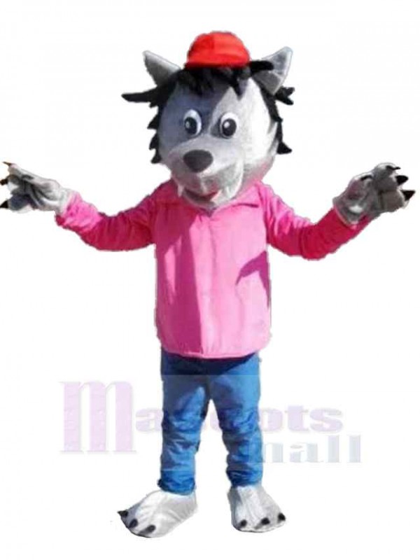Wolf mascot costume
