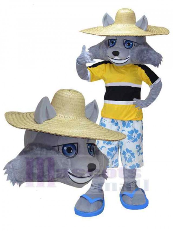 Wolf mascot costume
