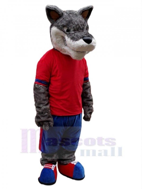 Wolf mascot costume