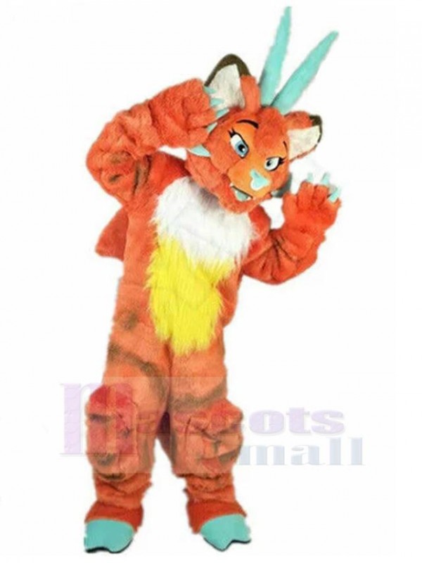 Wolf mascot costume
