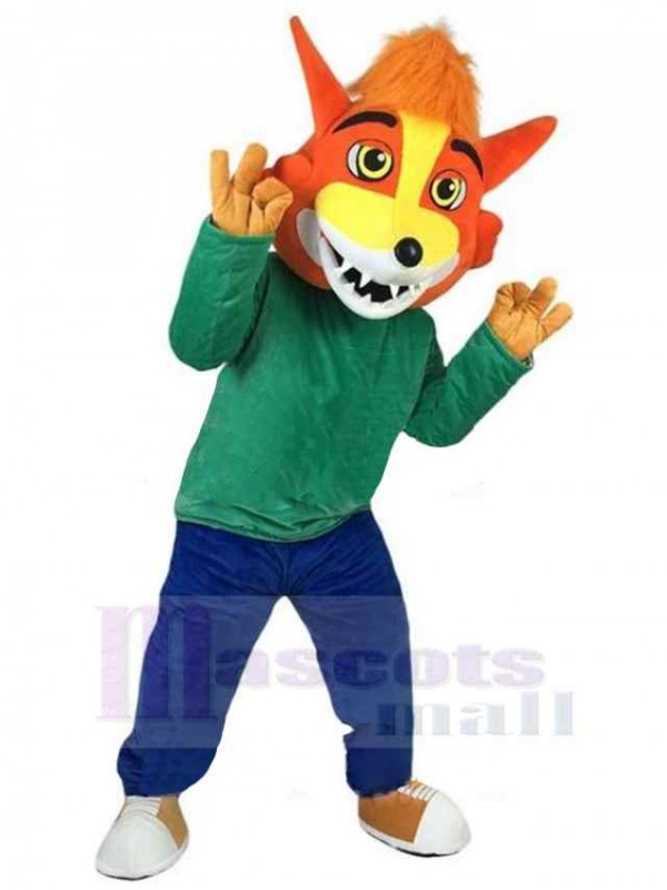 Wolf mascot costume