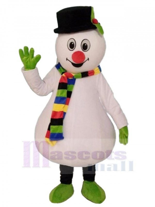 Snowman mascot costume