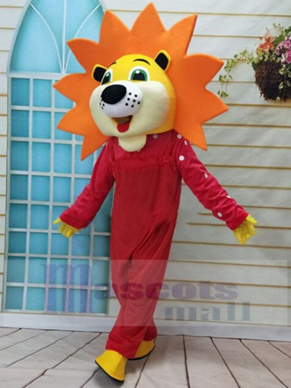 Lion mascot costume