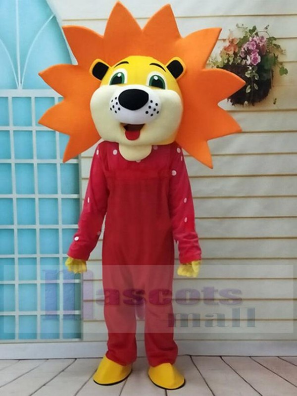 Lion mascot costume