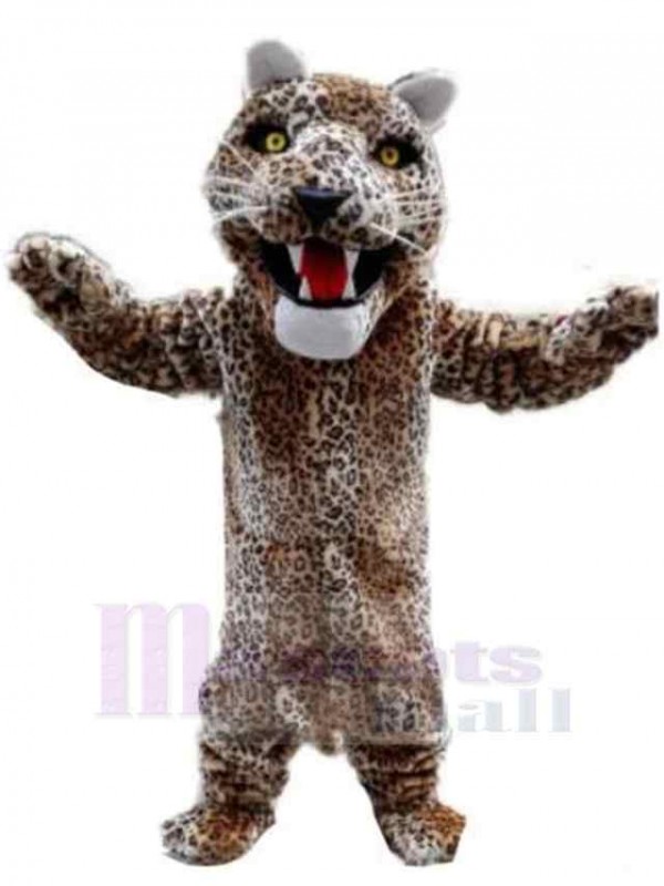 Leopard mascot costume