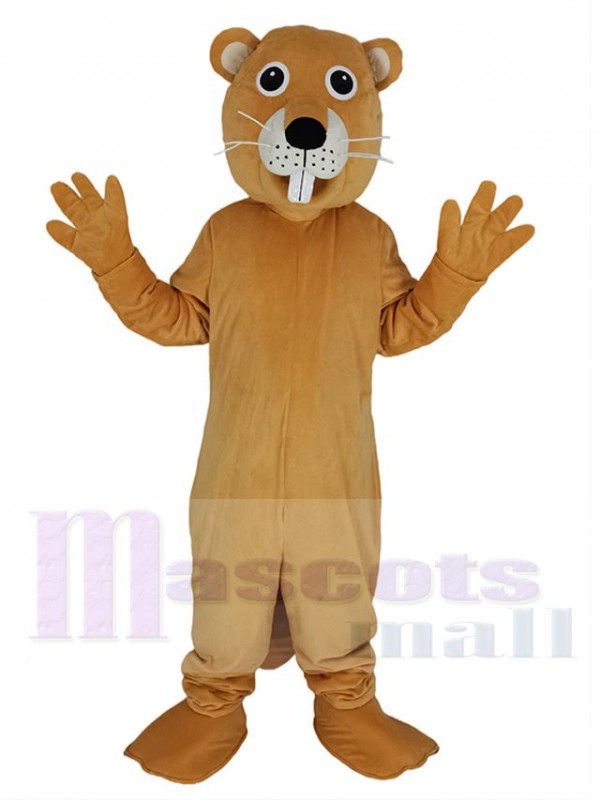 Beaver mascot costume