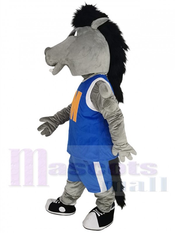 Mustang Horse mascot costume