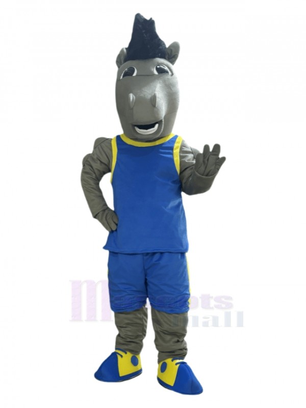 Mustang Horse mascot costume