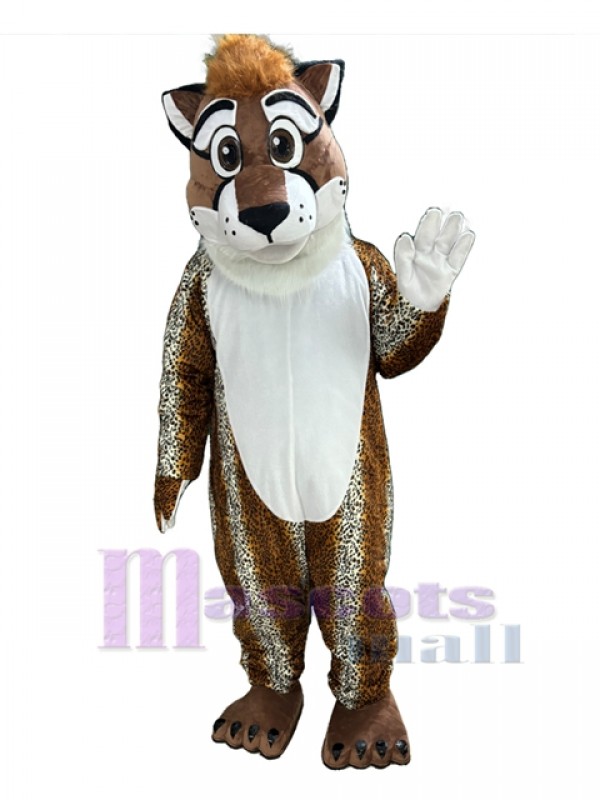 Leopard mascot costume