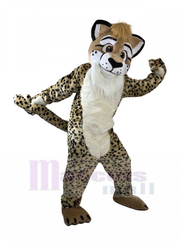 Leopard mascot costume