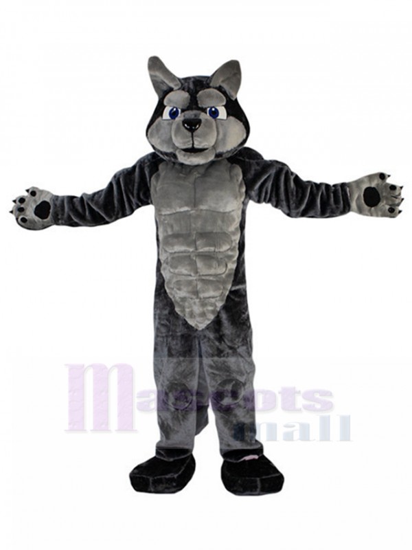 wolf mascot costume