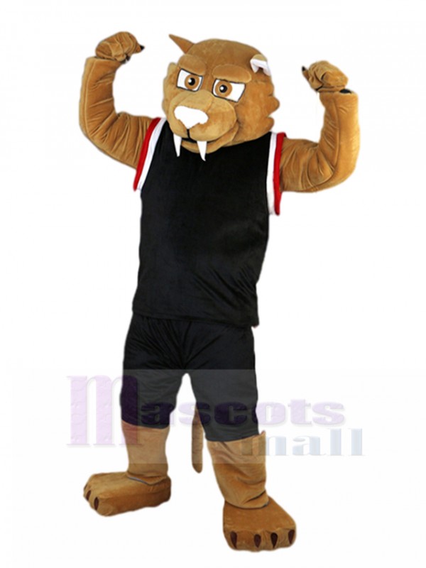 Leopard mascot costume