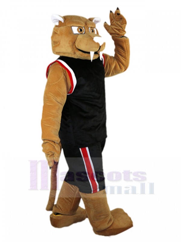 Leopard mascot costume