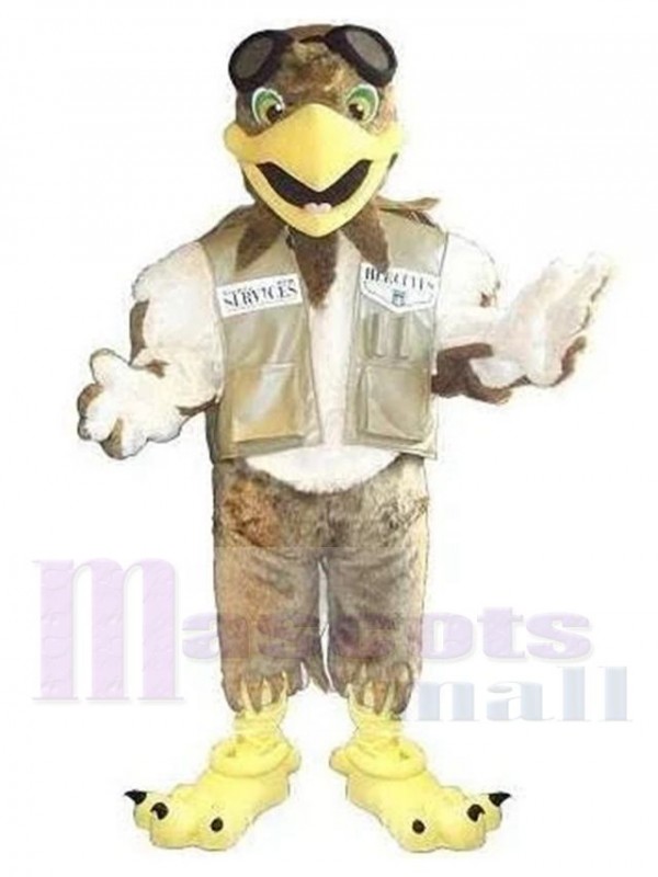 Pilot Eagle mascot costume