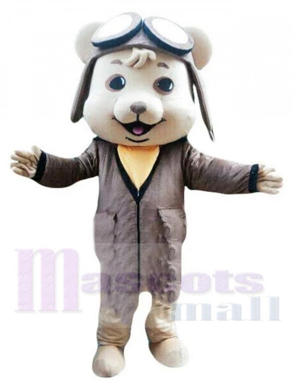 Pilot Mouse mascot costume