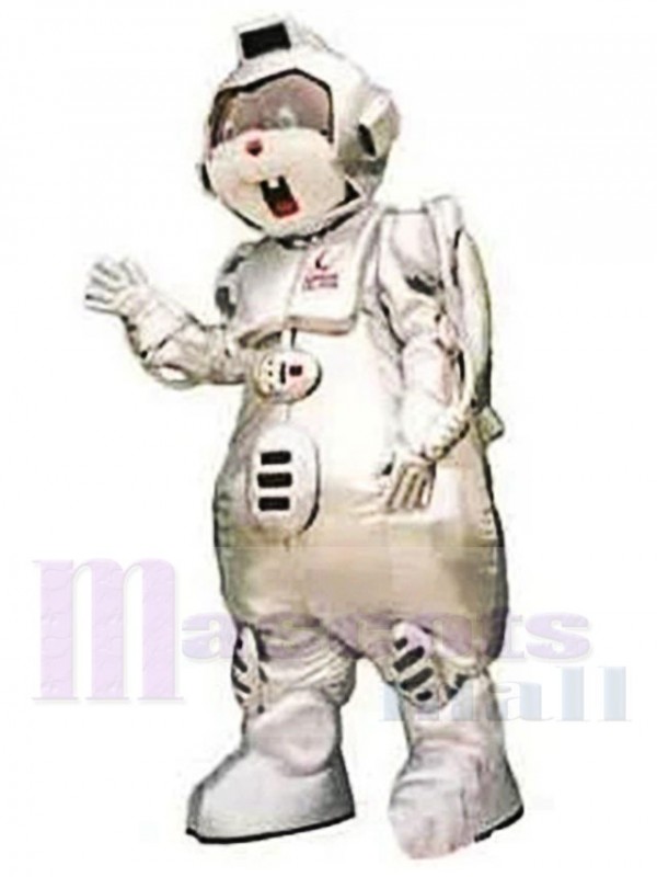 Astronaut Bear mascot costume