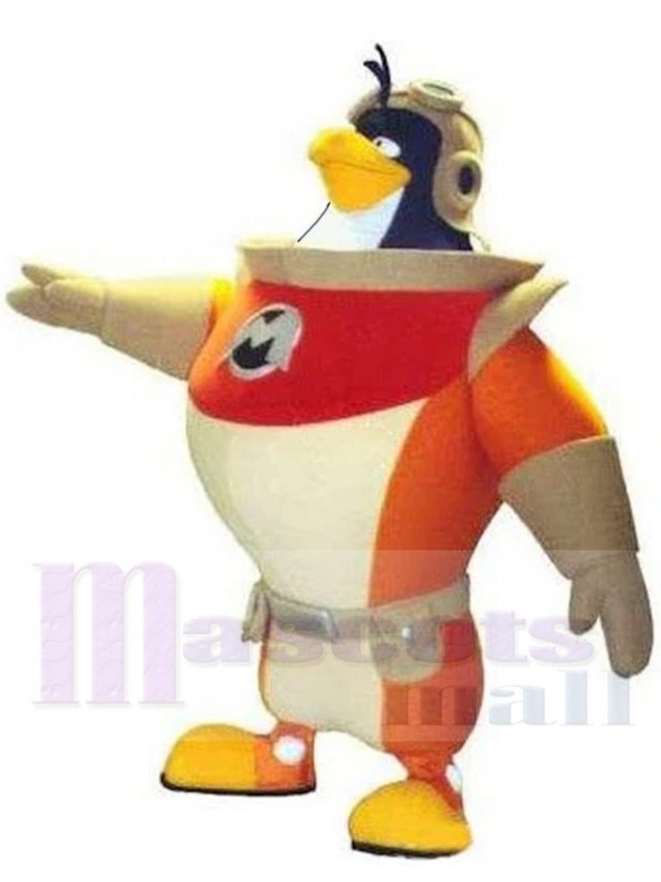Astronaut Penguin mascot costume