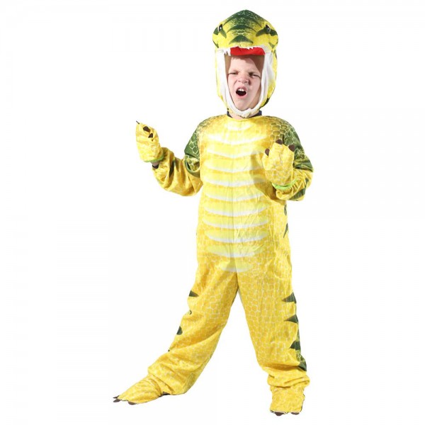 Yellow T-Rex Dinosaur Costume Dinosaur Jumpsuit Halloween Christmas ...