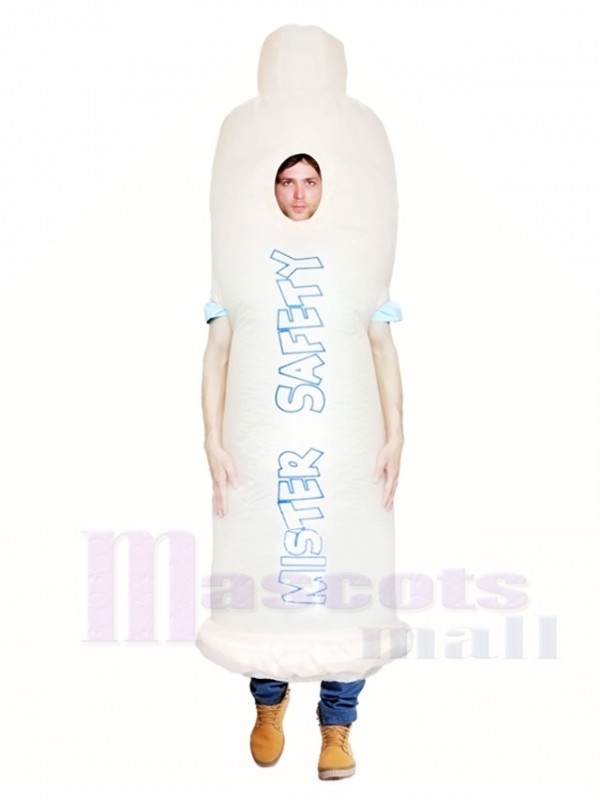 Condoms Mr Safety Inflatable Halloween Christmas Costumes for Adults