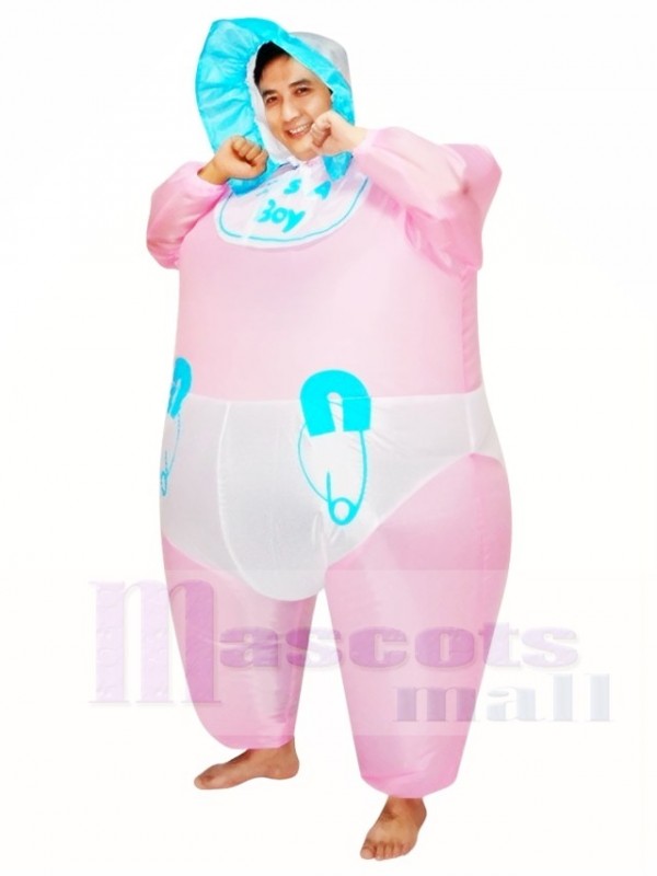 Infant Baby Diaper Inflatable Halloween Blow Up Costumes for Adults