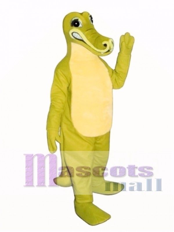 Sneering Crocodile Mascot Costume