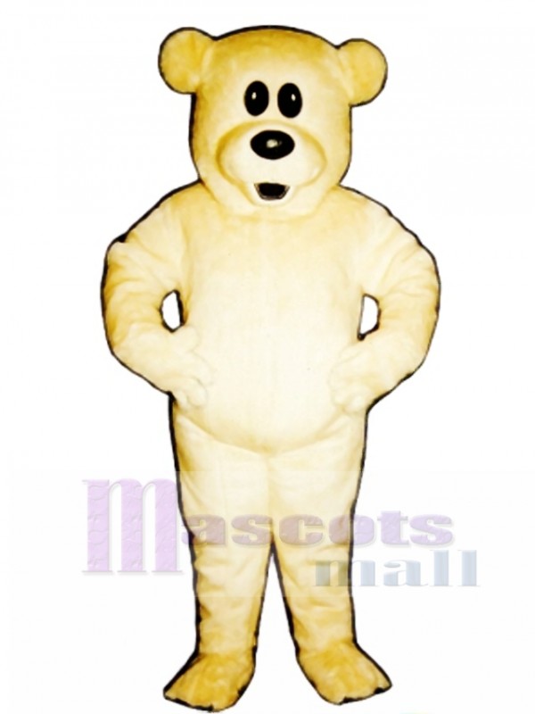Cute Butterscotch Bear Mascot Costume
