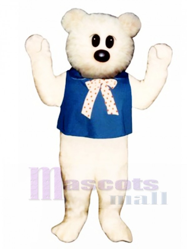 Kindergarten Bear with Bib & Tie Mascot Costume