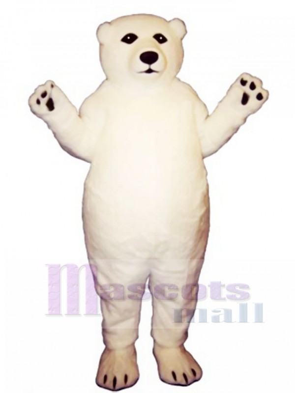 Fatty Polar Bear Mascot Costume