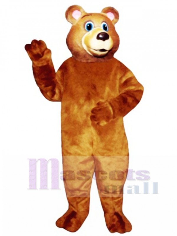 Cute Blue Eyed Bear Mascot Costume