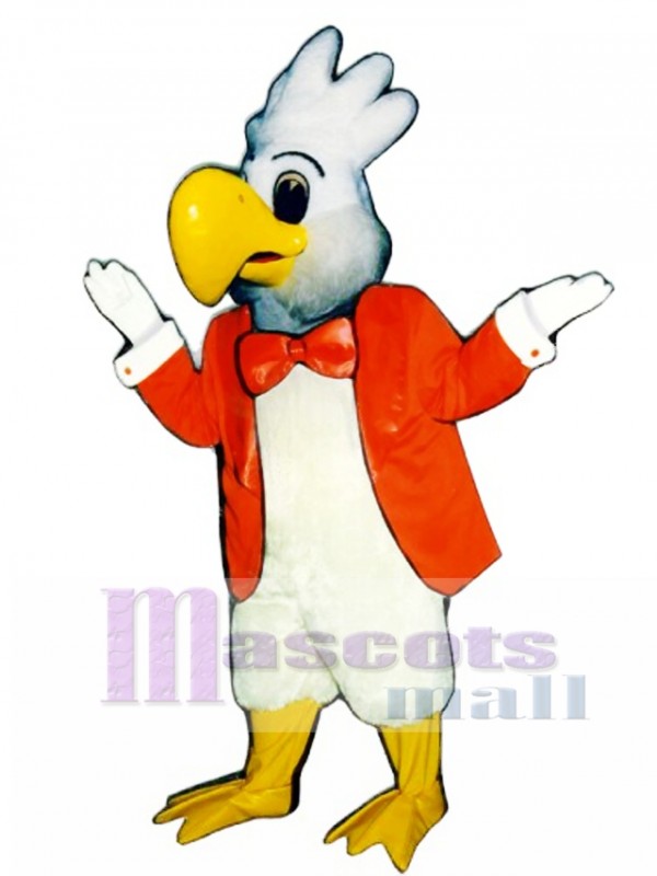 Cockatoo with Jacket Mascot Costume
