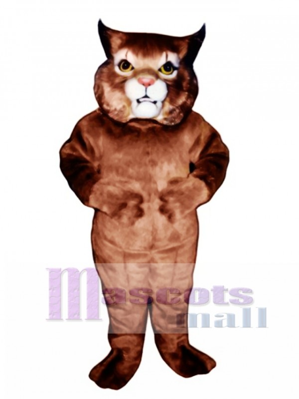 Cute Girl Wildcat Mascot Costume