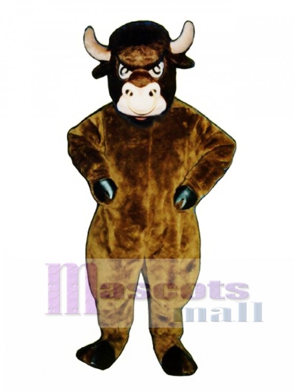 Cartoon Bull Mascot Costume