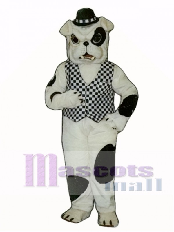 Cute English Bulldog Dog Mascot Costume