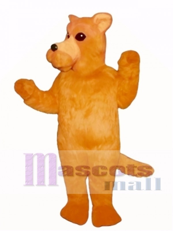 Cute Orange Dog Mascot Costume