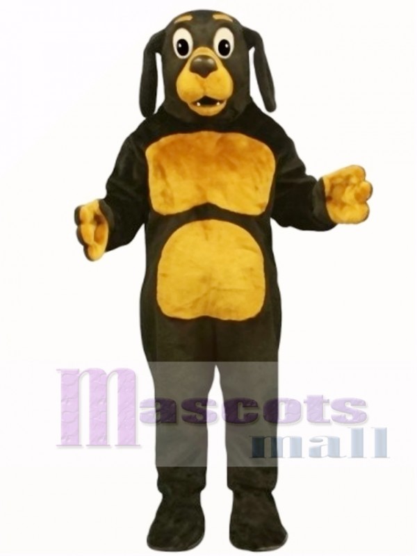 Cute Dobie Dog Mascot Costume